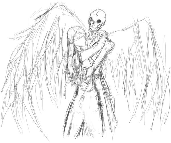 Goth Copy - Sketch Clipart (640x640), Png Download