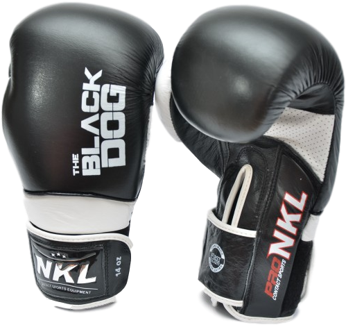 Guantes Boxeo "nkl Black Dog" Piel De Bufalo - Amateur Boxing Clipart (800x800), Png Download