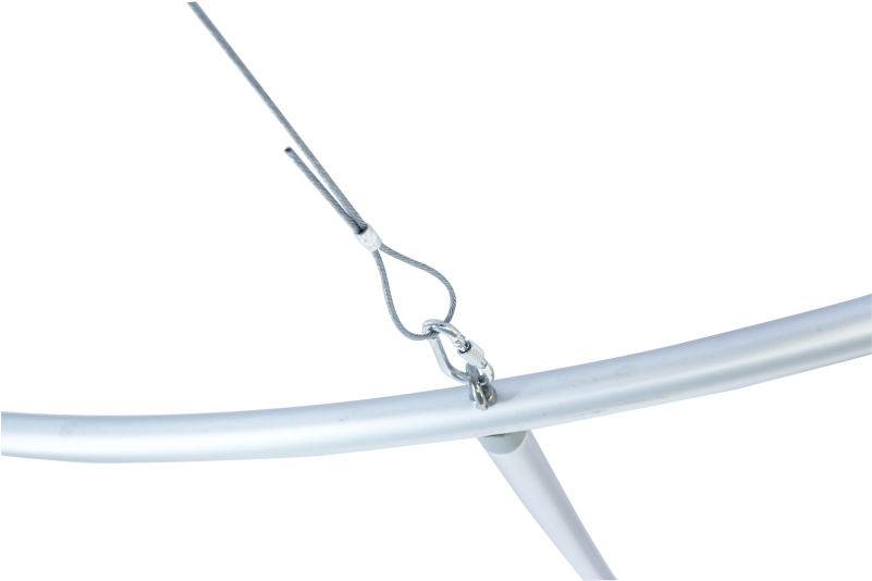 Custom Rectangle Trade Show Hanging Banner - Rope Clipart (801x534), Png Download