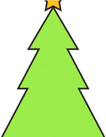 Cartoon Christmas Tree Images - Christmas Tree Cartoon Clipart (640x480), Png Download