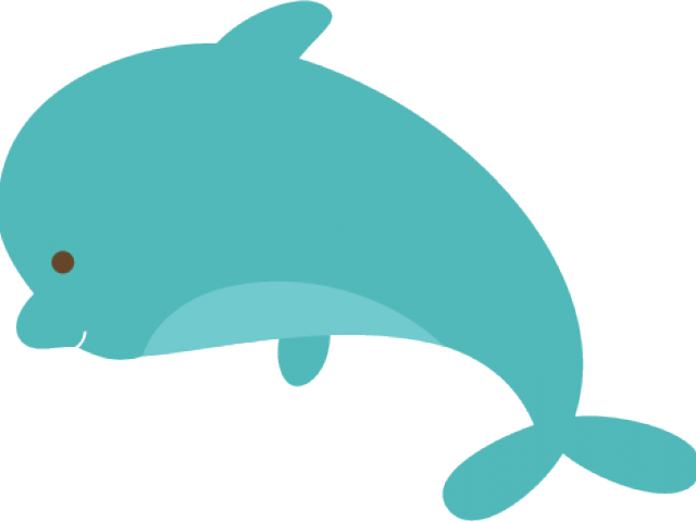 Elegant Deer Black And White Clipart Dolphin Clipart - Clip Art Dolphins Transparent Background - Png Download (640x480), Png Download