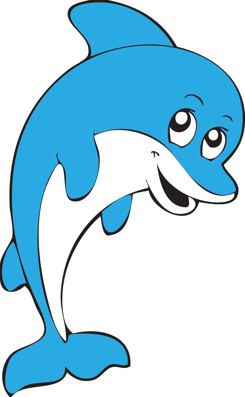 Dolphin Clipart Diving Dolphin - Fundo Do Mar Png Transparent Png (859x1389), Png Download