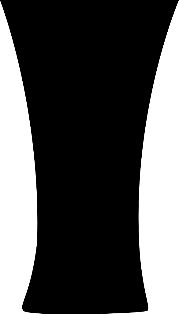 Beer Mug Silhouette Png Clipart (585x1024), Png Download