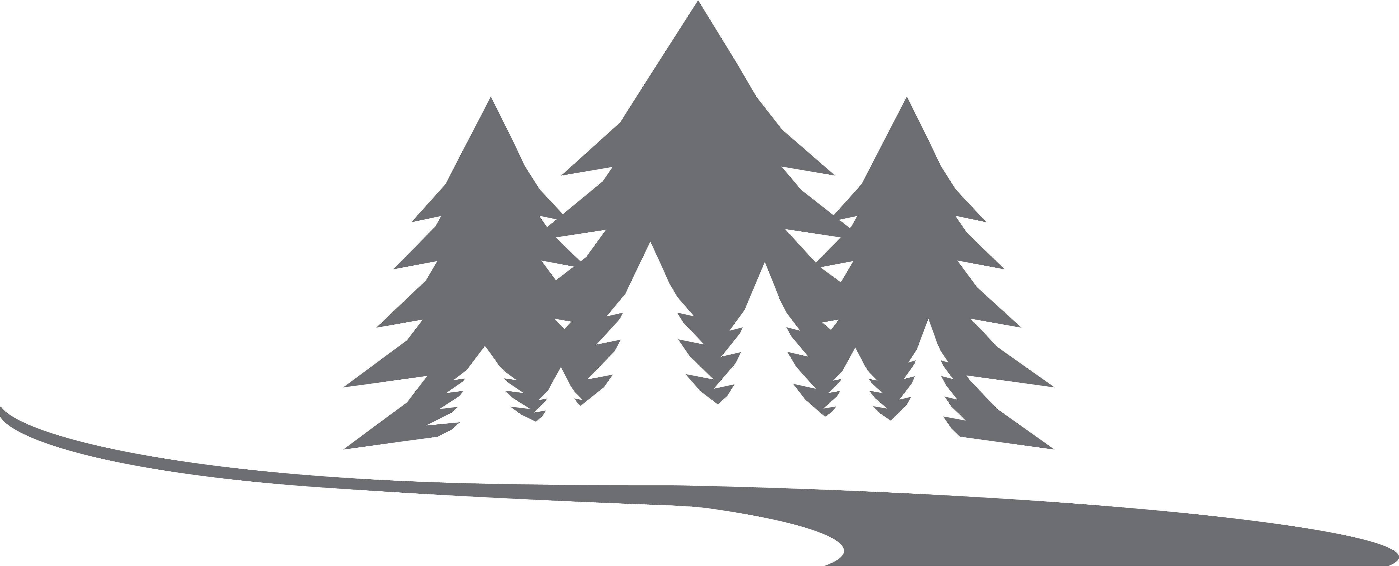 Christmas Tree Clipart (5500x2880), Png Download