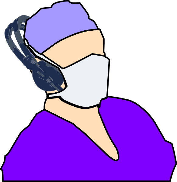 Doctors Mask Clipart (582x599), Png Download