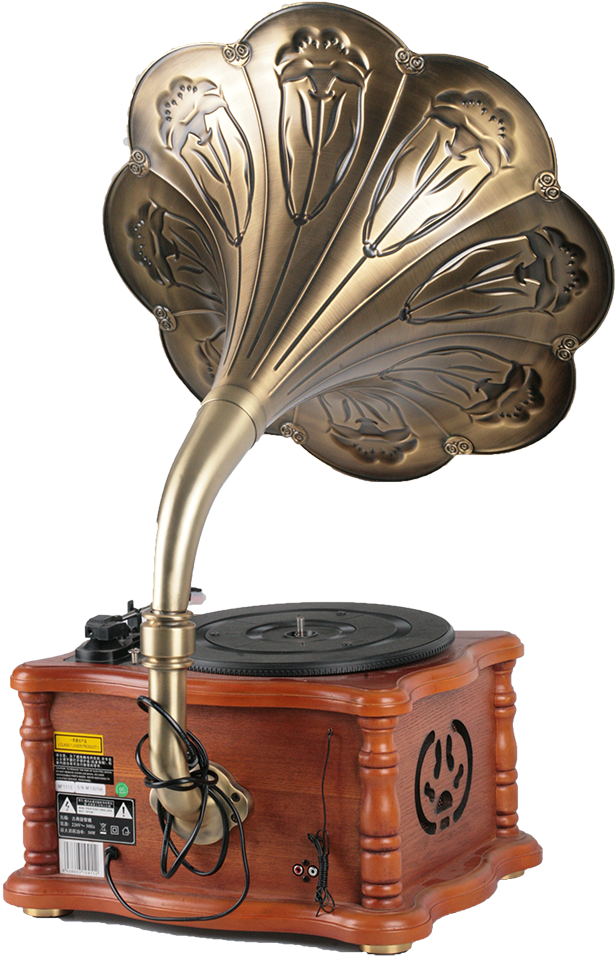 New Product Cheap Phonograph / Gramophone Vinyl Turntable - Phonograph Gramophone Clipart (750x1125), Png Download