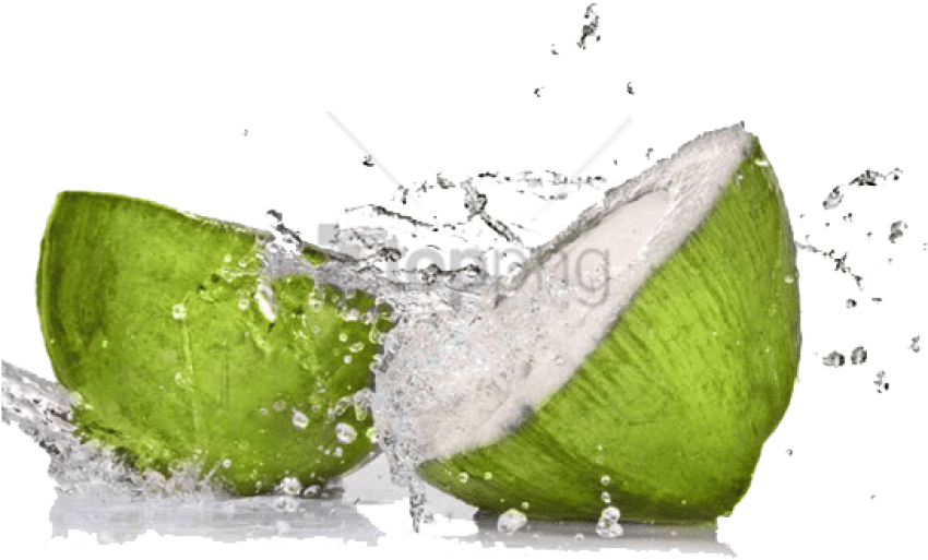 5 Fl Oz Png Image With Transparent Background - Young Green Coconut Clipart (850x513), Png Download