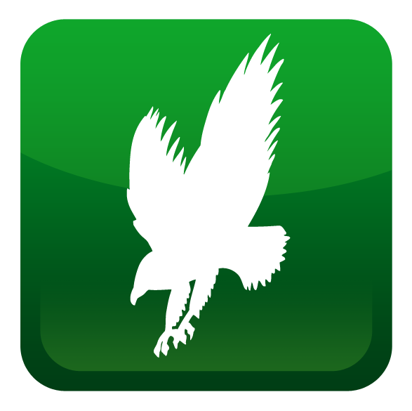 Logo-geomajas - Green Eagle Wings Logo Transparent Clipart (600x586), Png Download