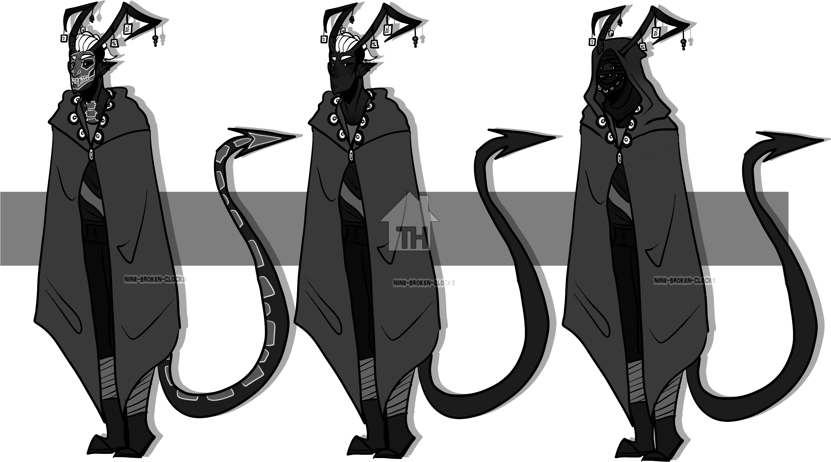 Nine Broken Clocks's Art - Illustration Clipart (3000x2000), Png Download