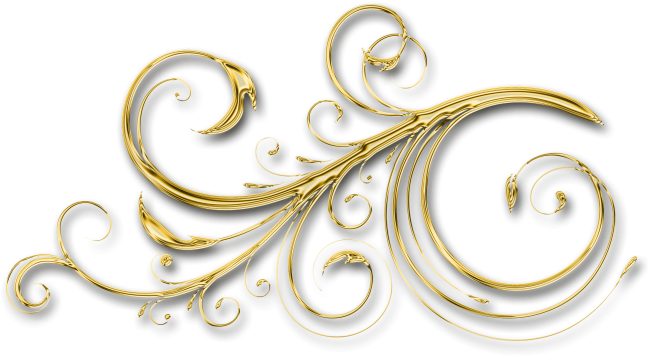 Golden Floral Decor - Earrings Clipart (866x650), Png Download