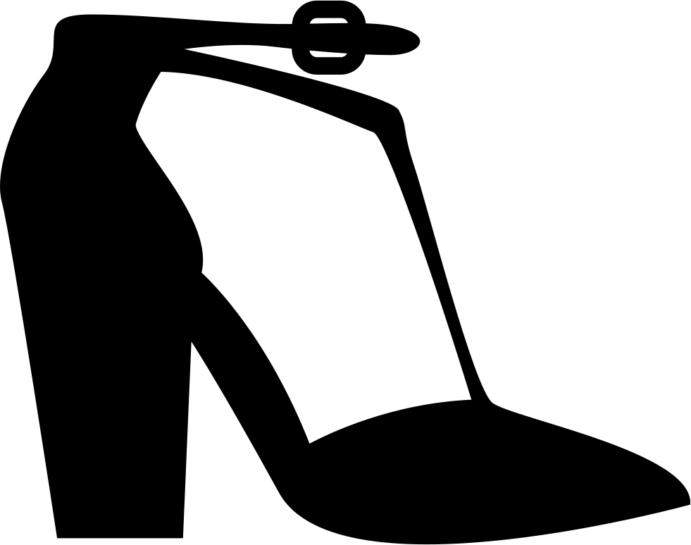 High Heel Comments Clipart (981x774), Png Download