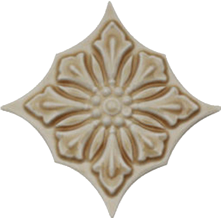 689 Turkistan Floral - Emblem Clipart (864x864), Png Download