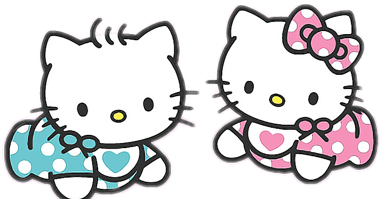 With A Wide Selection Of Pretty Hello Kitty-themed - Hello Kitty Baby Png Clipart (758x556), Png Download