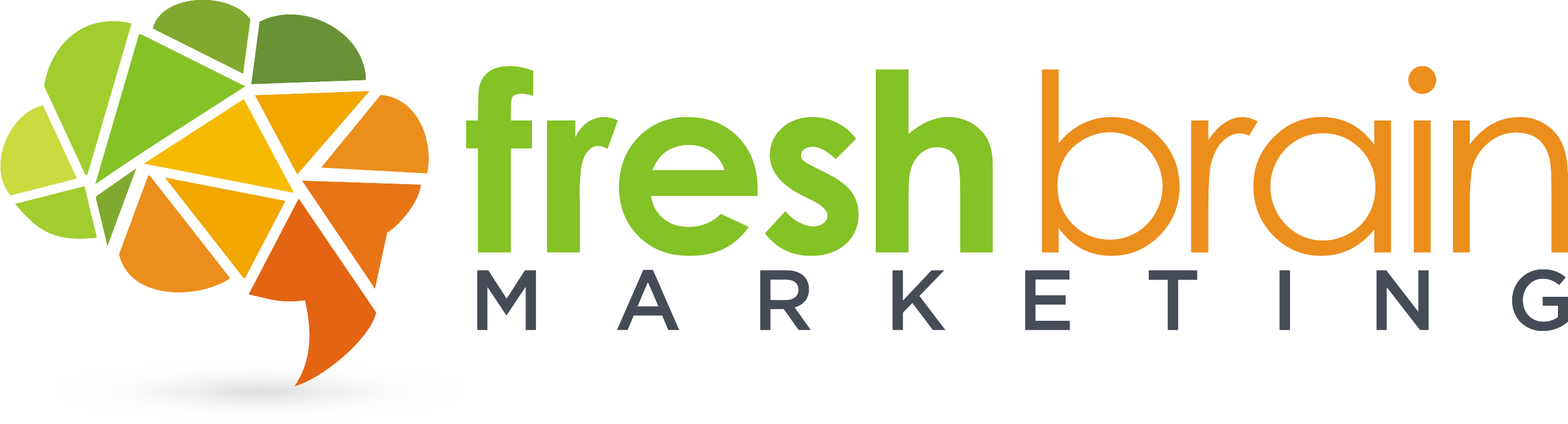 Welcome To Fresh Brain Marketing - Brain Marketing Logo Clipart (2809x760), Png Download