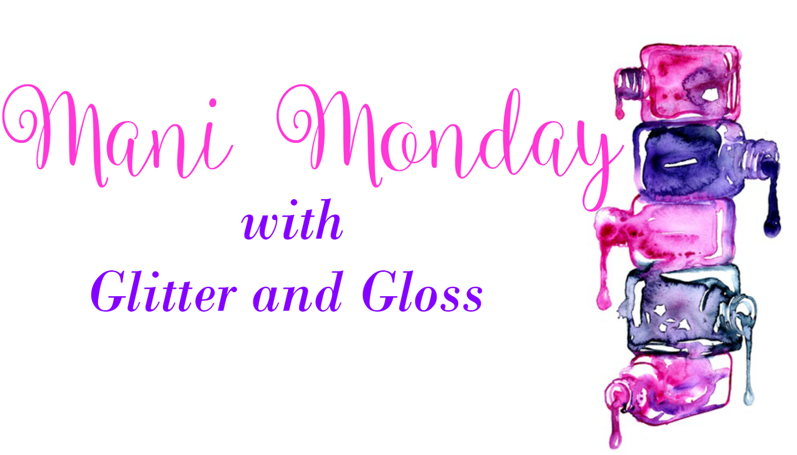 Mani Monday - Pintura De Uñas Para Logo Clipart (1600x914), Png Download