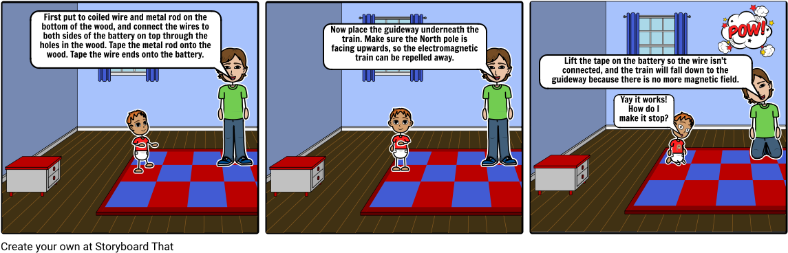 Part 2 Electromagnet Problem And Solution - Science Solution Comic Strip Clipart (1164x385), Png Download