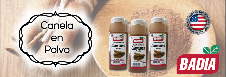 Canela En Polvo Badia Gluten Free - Bottle Clipart (951x327), Png Download