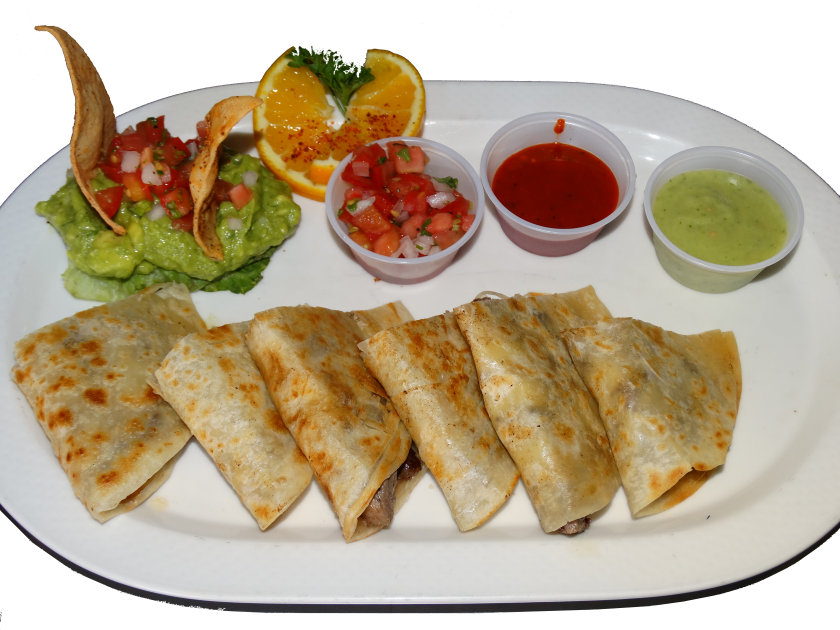 Canela Beef Quesadillas - Nopalito Clipart (840x630), Png Download