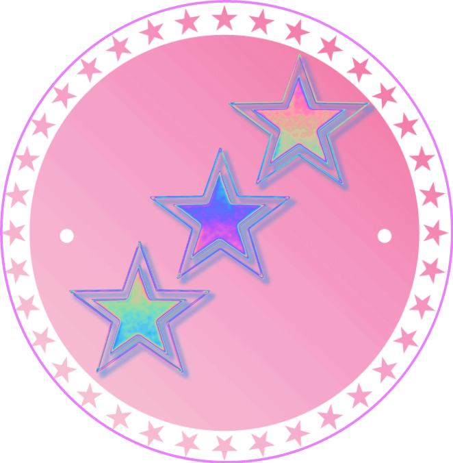 #pink #pinkicon #stars #circle #icondesign #pinkcircle - Instagram Clipart (662x676), Png Download