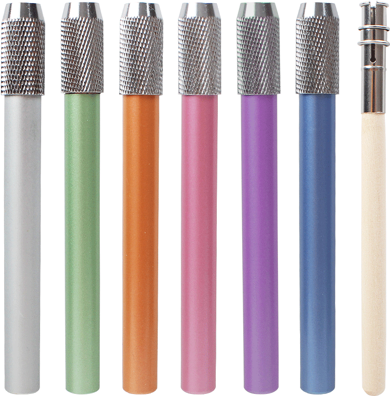 Metal Rod Pencil Extender Sketch Color Pencil Extension - Brush Clipart (800x800), Png Download
