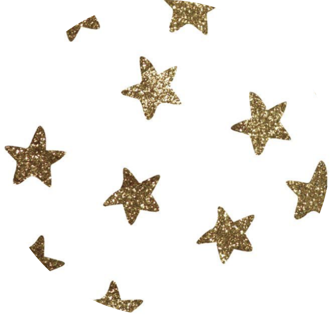 #white #gold #whiteandgold #goldstars #stars #circle - Gold Star Background Clipart (670x643), Png Download