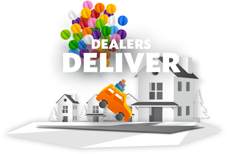 Illustration Of A Car Being Dropped Into A Home Driveway - Graphic Design Clipart (791x557), Png Download