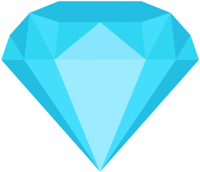 Diamond Png - Diamond Flat Design Png Clipart (728x728), Png Download