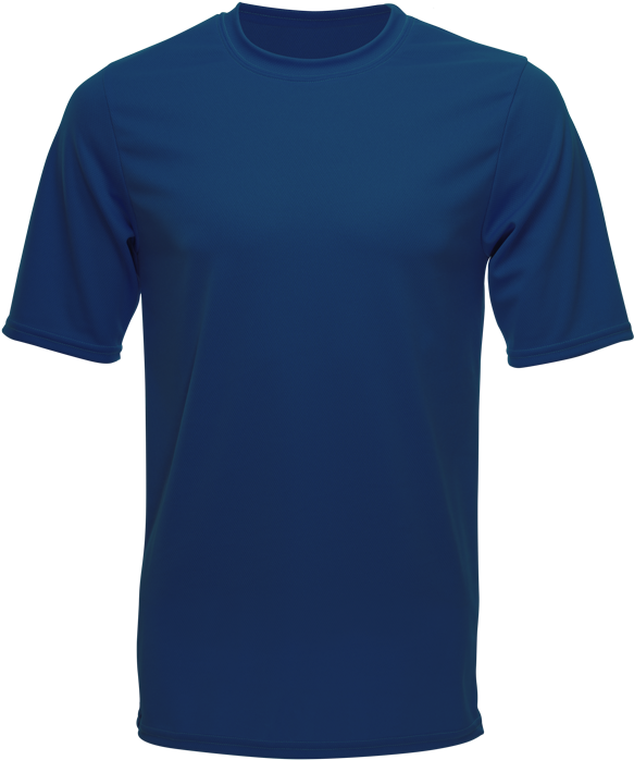 Unisex Short Sleeve Crew Dry Shirt Navy Blue Shirt Png Clipart
