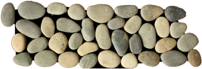 Standard Pebble Interlocking Border Ratu 300x100mm - Pebble Clipart (800x400), Png Download
