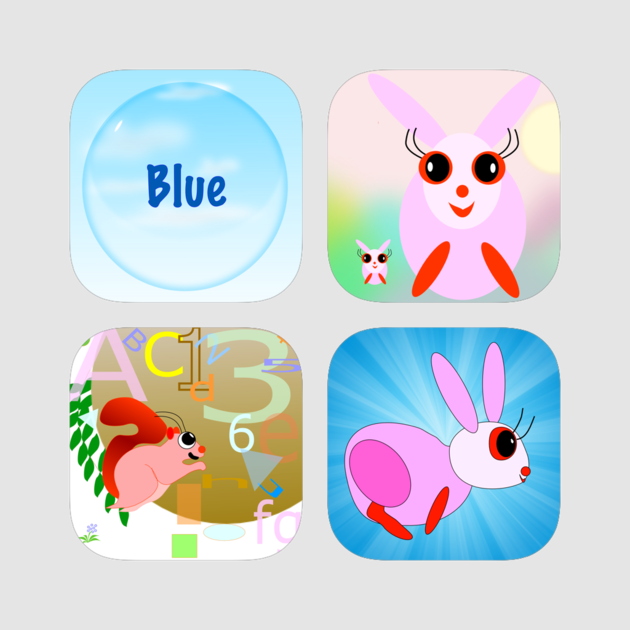 Burbuja Reventar Letras Números Colores Y Formas, Conejito - Cartoon Clipart (630x630), Png Download