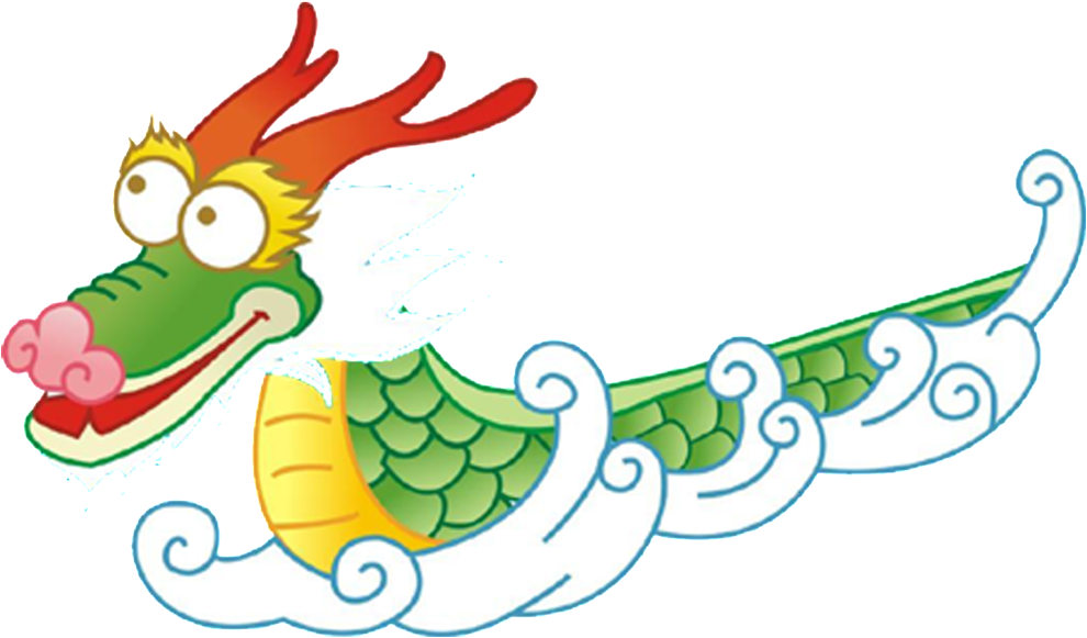 Banner Library Stock Dragon Boat Cartoon High Definition - Dragon Boat Festival Clipart - Png Download (990x581), Png Download