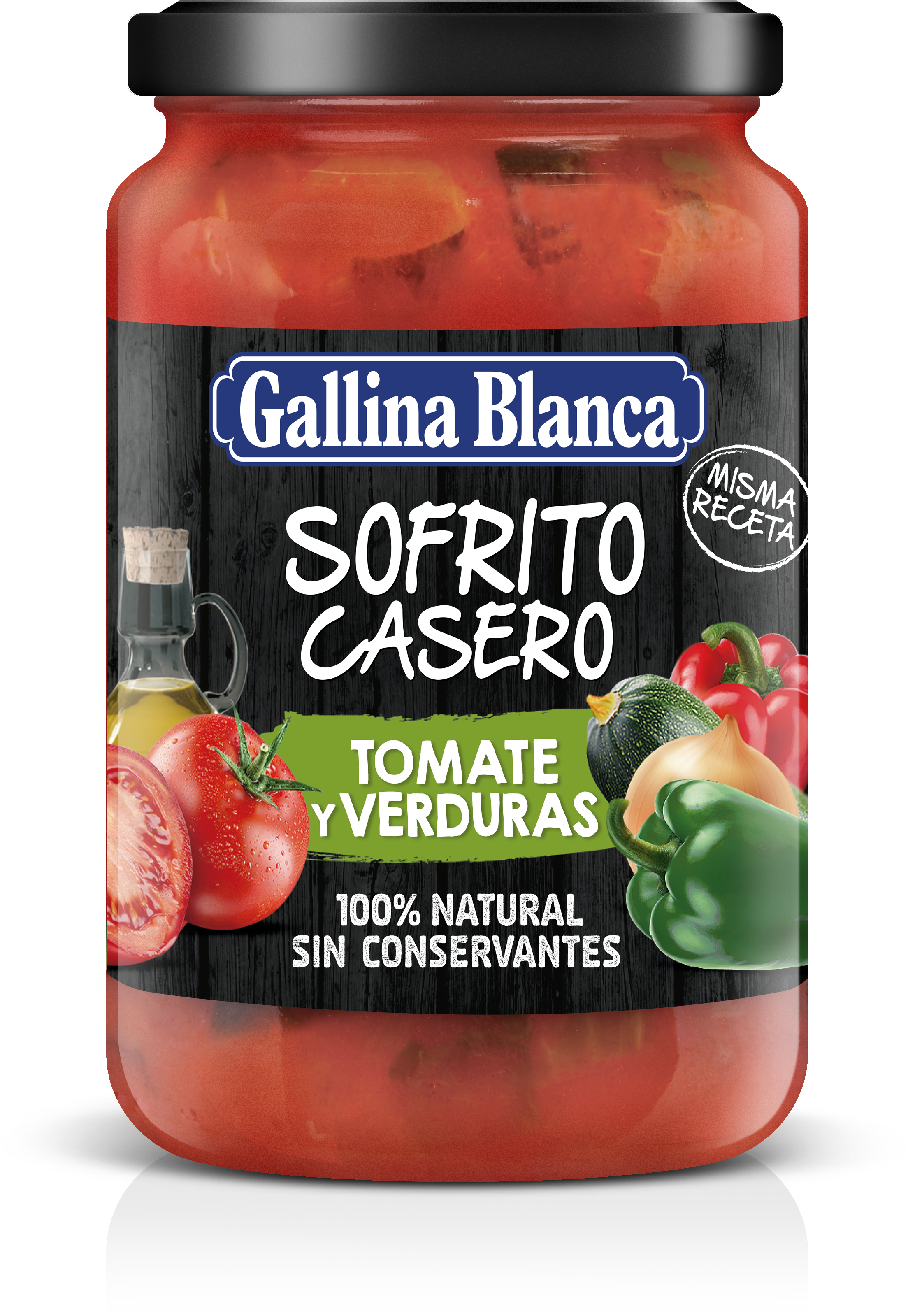 Sofrito De Tomate Y Verduras Gallina Blanca - Gallina Blanca Clipart (2504x3772), Png Download