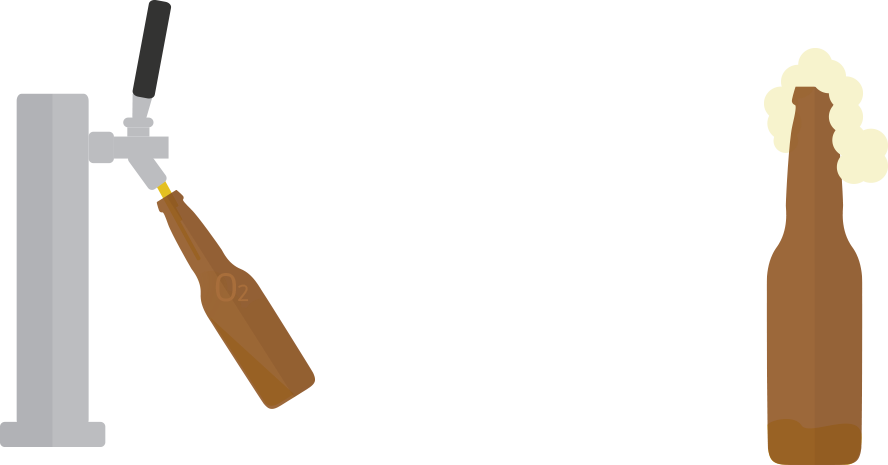 Oxidación Cerveza Clipart (888x465), Png Download