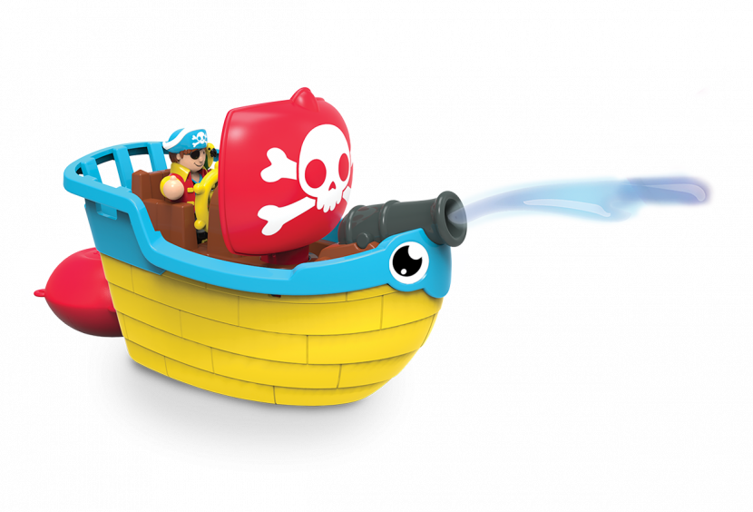 Toy Boat Png Transparent Background - Wow Pip The Pirate Ship Clipart (830x564), Png Download