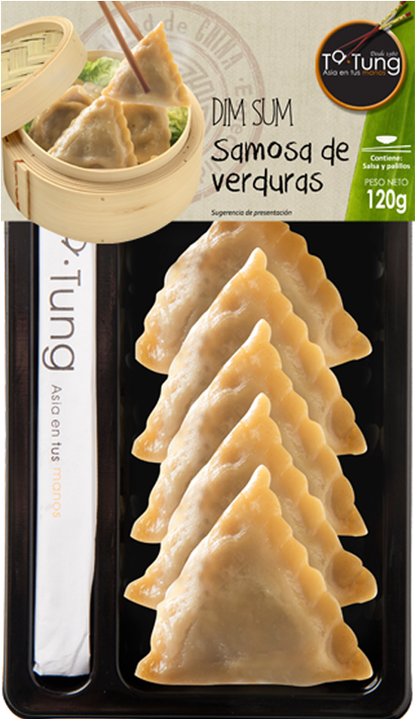 Samosa De Verduras - Gyozas El Corte Ingles Clipart (620x797), Png Download