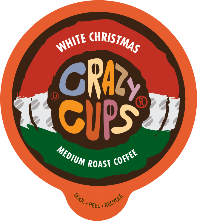 Crazy Cups Seasonal White Christmas Flavored Coffee - Circle Clipart (660x738), Png Download