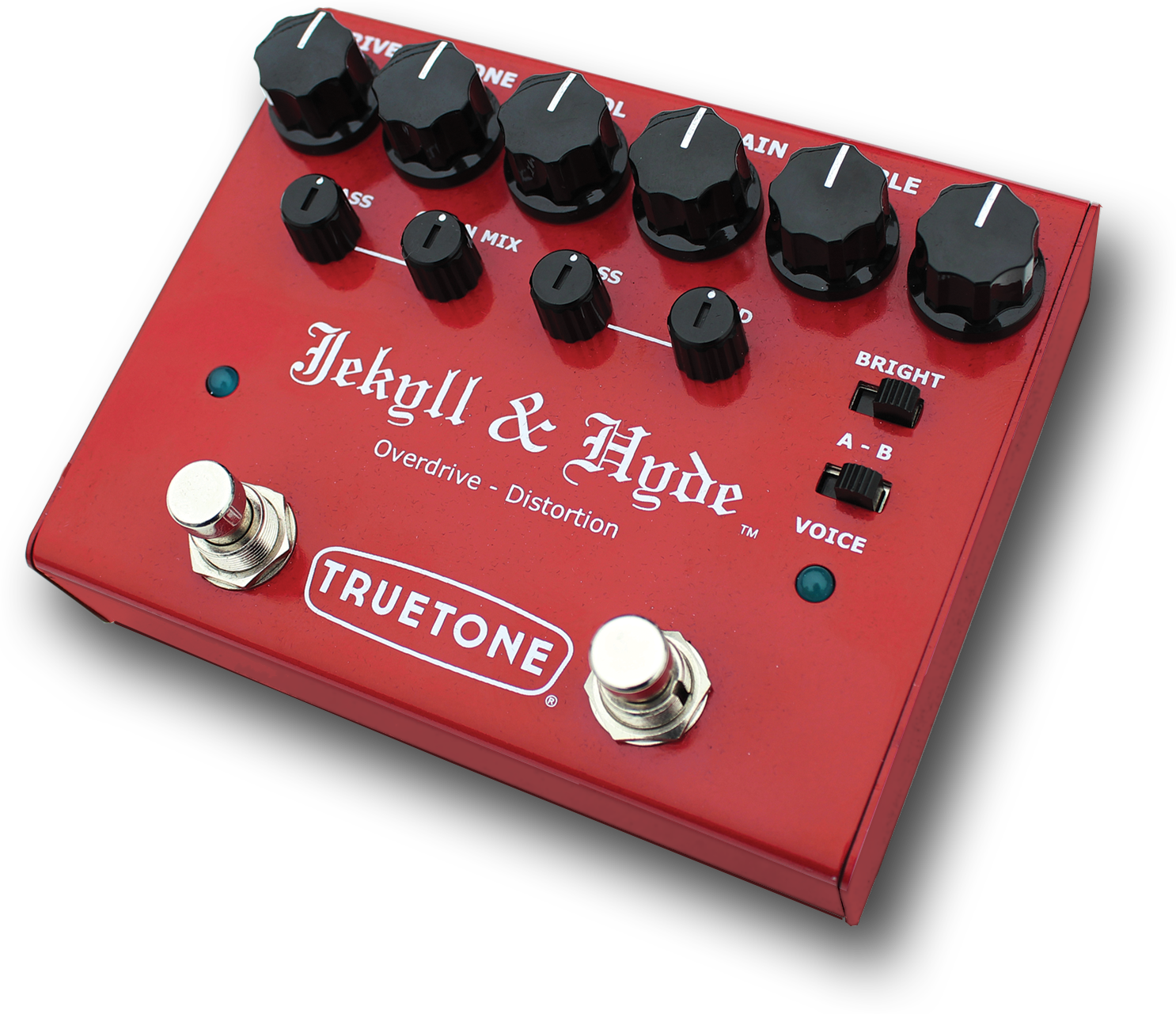 Truetone V3 Jekyll & Hyde Overdrive Distortion Pedal - Jekyll And Hyde Pedal Clipart (1486x1281), Png Download