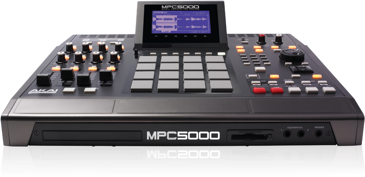 Massive Aggressive Distortion - Akai Mpc 5000 Clipart (1280x622), Png Download