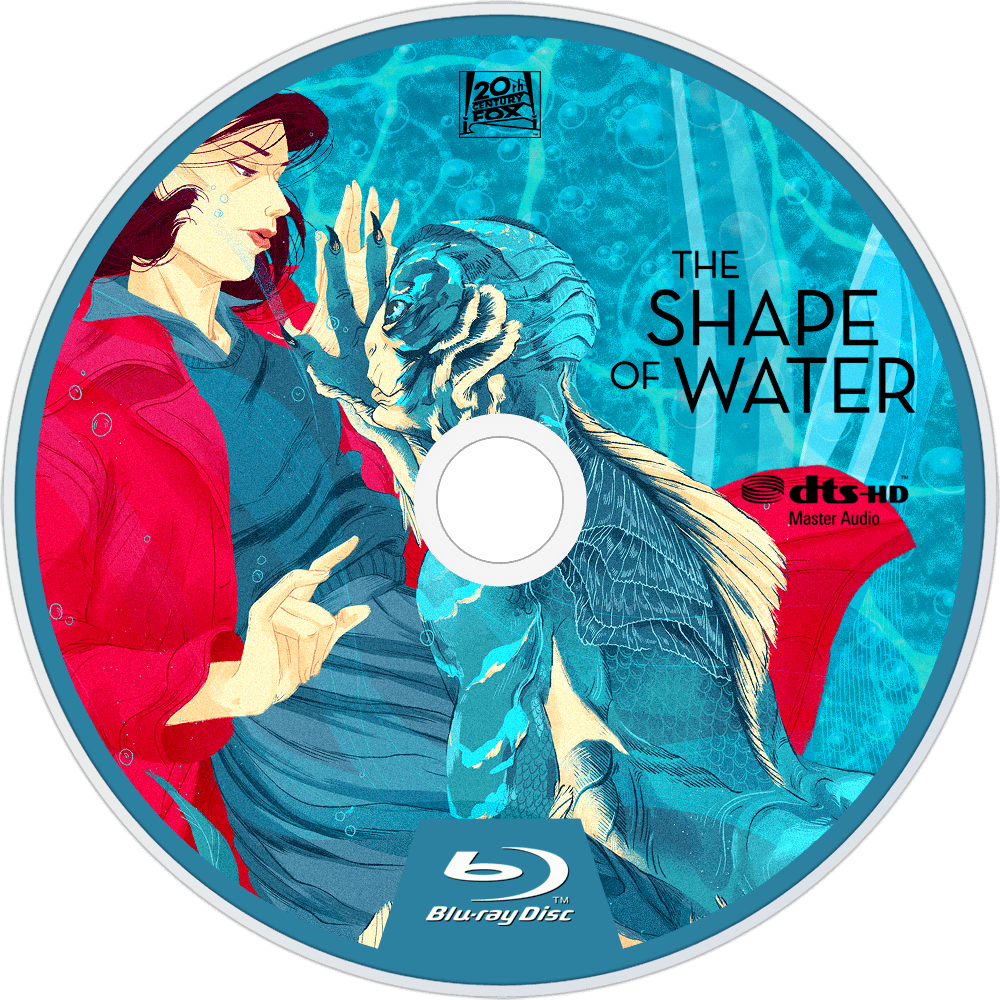 The Shape Of Water Dvd Cover 506465 - Shape Of Water Dvd Clipart (1000x1000), Png Download