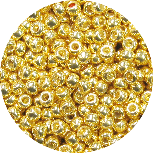15/0 Japanese Seed Bead Permanent Metallic Gold P471 - Circle Clipart (600x600), Png Download
