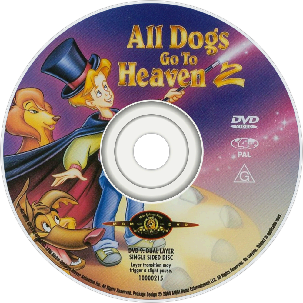 All Dogs Go To Heaven 2 Dvd Cover Photos - Bigger Than The Sky (2005) Clipart (1000x1000), Png Download