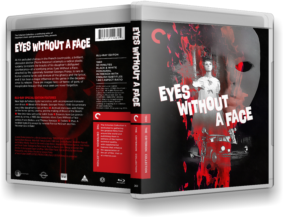 Some More Criterion Covers - Eyes Without A Face Criterion Dvd Clipart (1023x768), Png Download