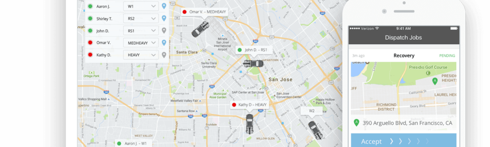 Driving The Mobile Revolution In Towing - Atlas Clipart (1600x480), Png Download