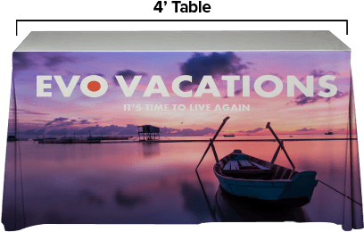 Fitted Table Covers 4' - Skiff Clipart (600x600), Png Download