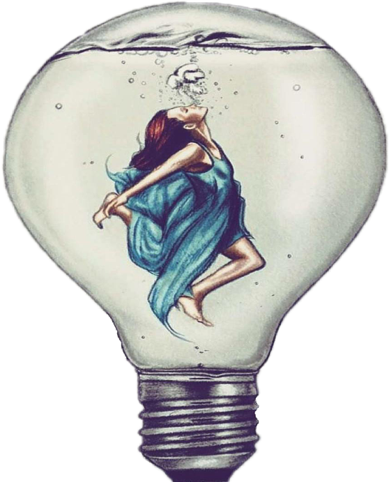 Bombilla Sticker - Ideias De Desenho No Clipart (1024x1024), Png Download