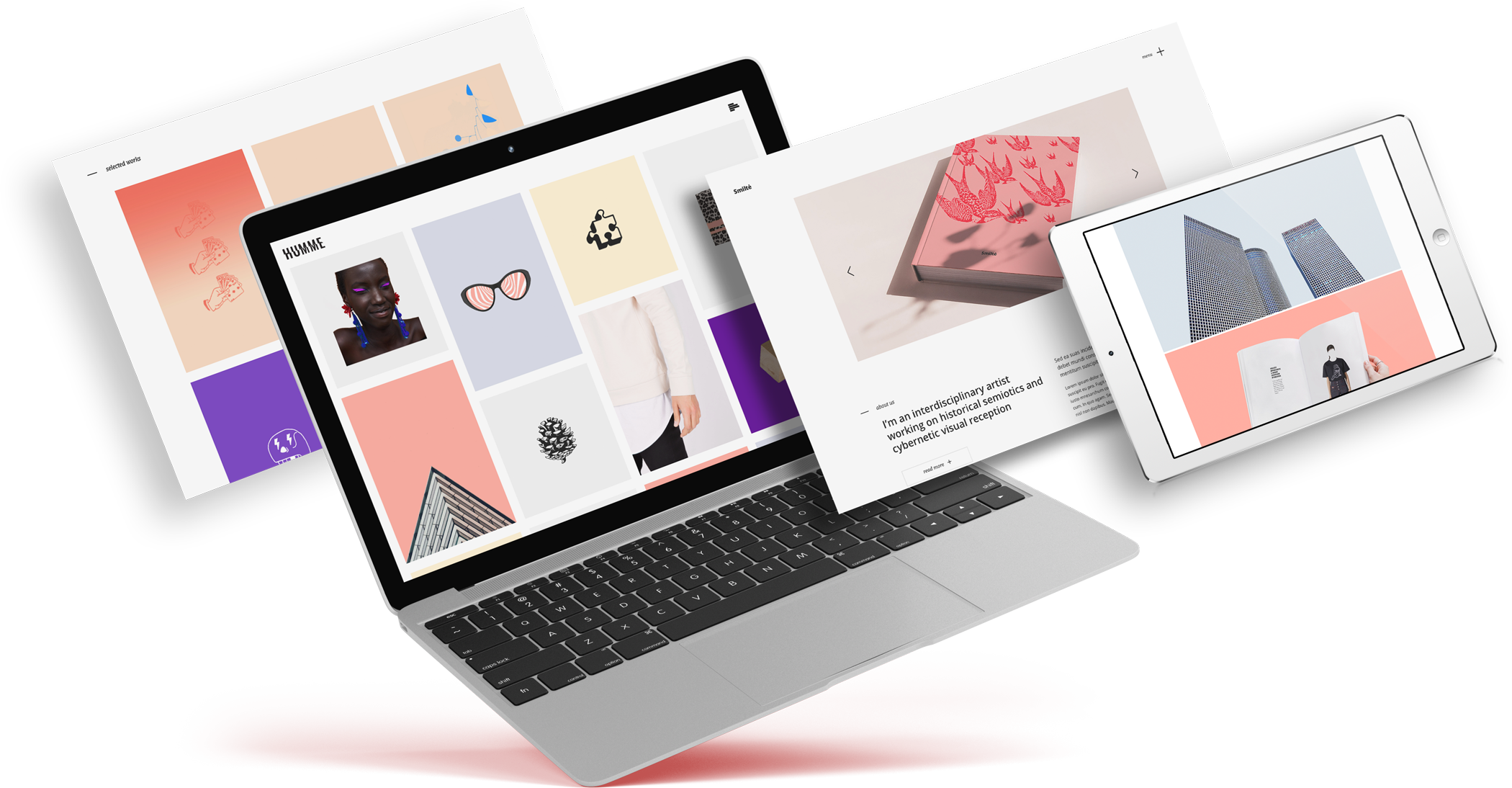 40% Off Portfolio Themes & Templates - Graphic Design Clipart (2100x1094), Png Download