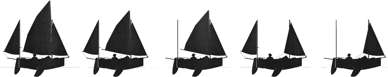 Ce Dinghy-sails ] - Sail Clipart (1701x364), Png Download