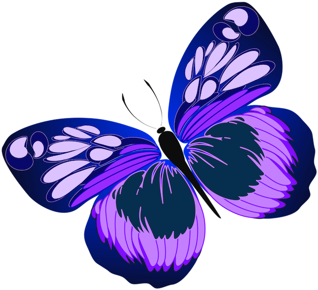 Una De Nuestras Numerosas Ideas De Tatuaje Con Un Cuento - Tattoo Schmetterling Lila Clipart (700x616), Png Download