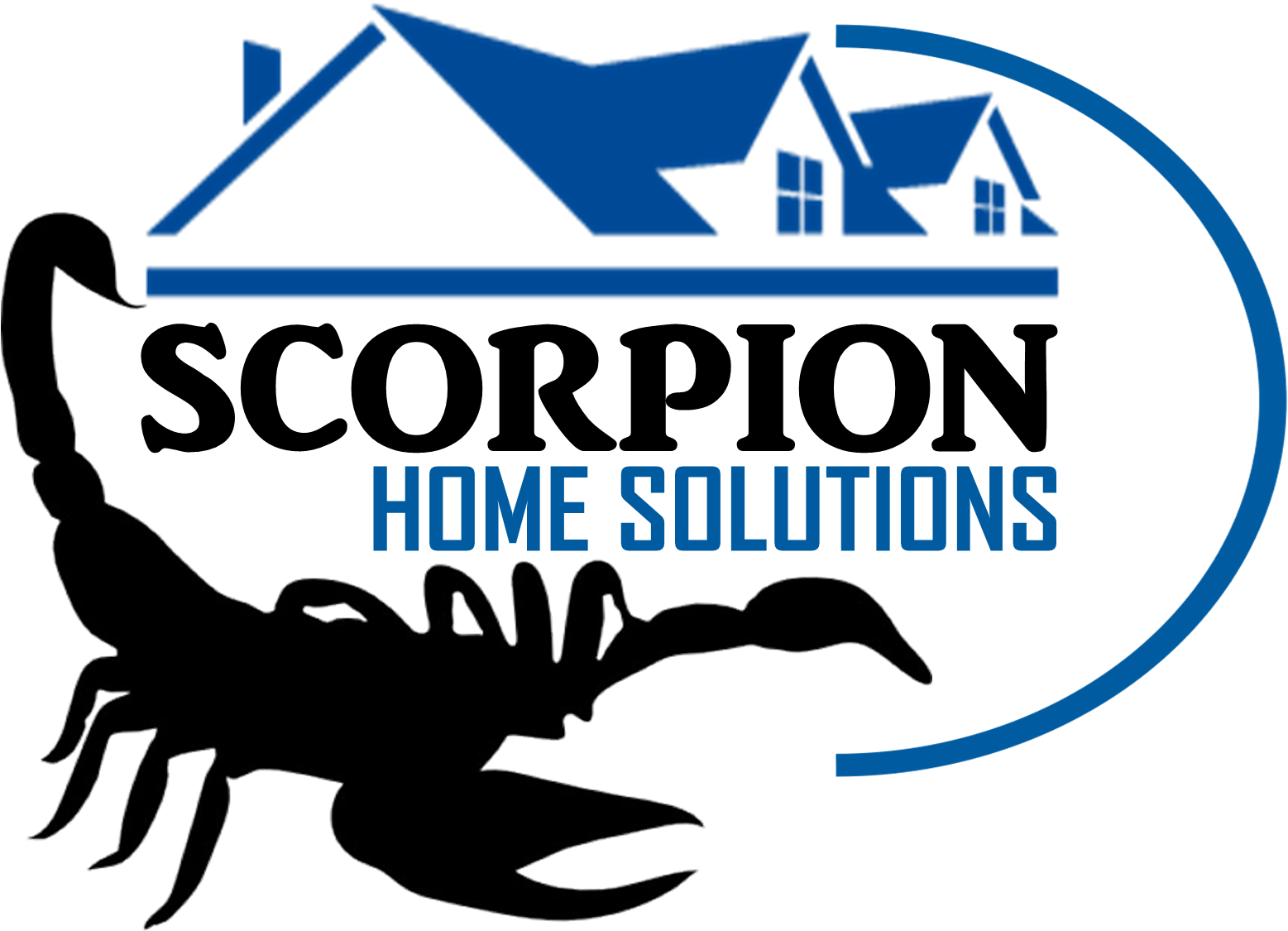 Scorpion Home Solutions Logo - Home Improvement Clipart (1575x1157), Png Download