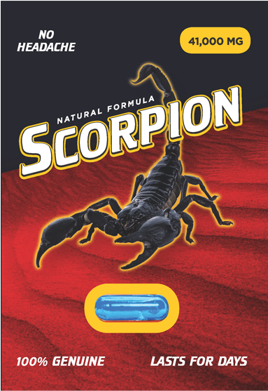 Scorpion Male Enhancement Pill - Poster Clipart (600x614), Png Download